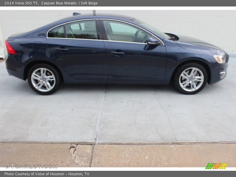 Caspian Blue Metallic / Soft Beige 2014 Volvo S60 T5