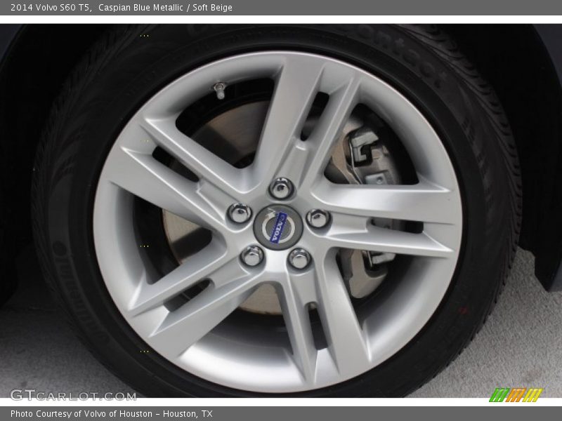 Caspian Blue Metallic / Soft Beige 2014 Volvo S60 T5