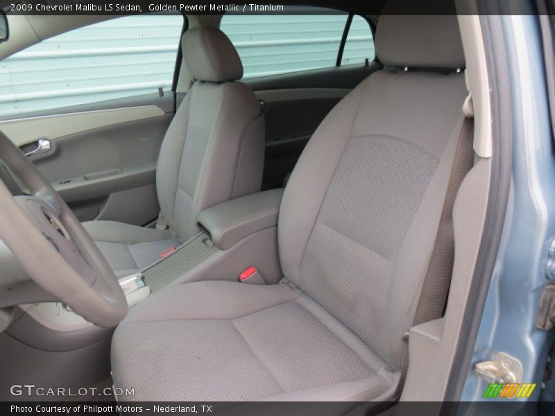 Golden Pewter Metallic / Titanium 2009 Chevrolet Malibu LS Sedan