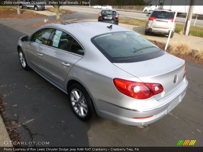 Reflex Silver Metallic / Black 2009 Volkswagen CC Luxury