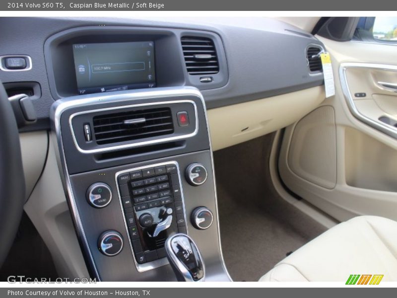 Caspian Blue Metallic / Soft Beige 2014 Volvo S60 T5
