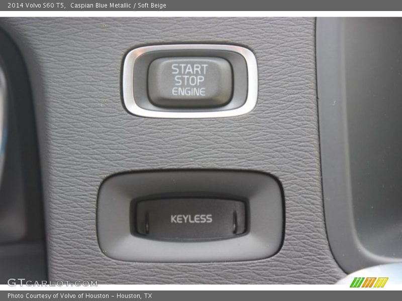 Caspian Blue Metallic / Soft Beige 2014 Volvo S60 T5