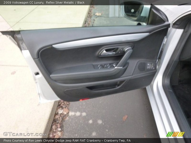 Reflex Silver Metallic / Black 2009 Volkswagen CC Luxury