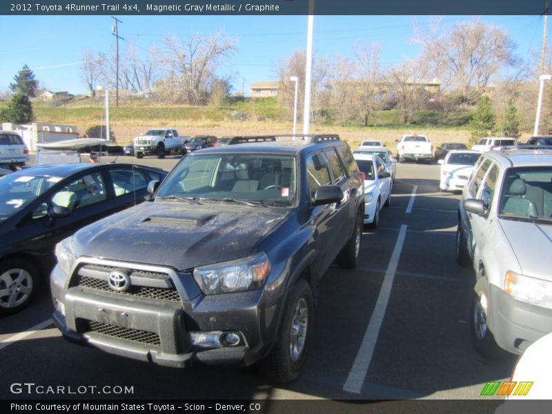 Magnetic Gray Metallic / Graphite 2012 Toyota 4Runner Trail 4x4