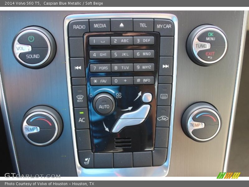 Caspian Blue Metallic / Soft Beige 2014 Volvo S60 T5