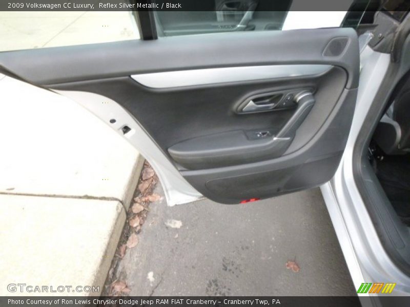 Reflex Silver Metallic / Black 2009 Volkswagen CC Luxury