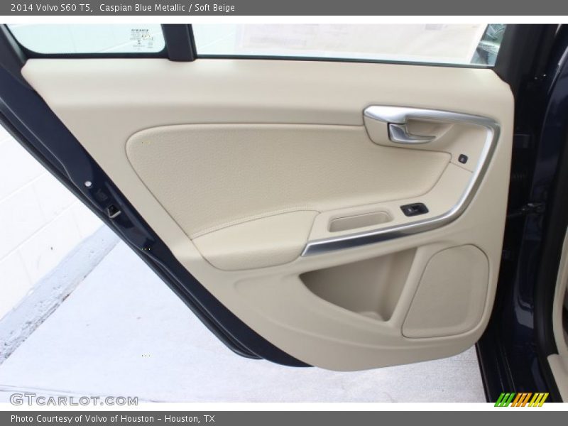Caspian Blue Metallic / Soft Beige 2014 Volvo S60 T5