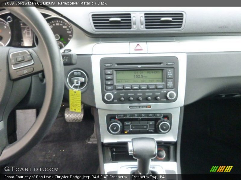 Reflex Silver Metallic / Black 2009 Volkswagen CC Luxury