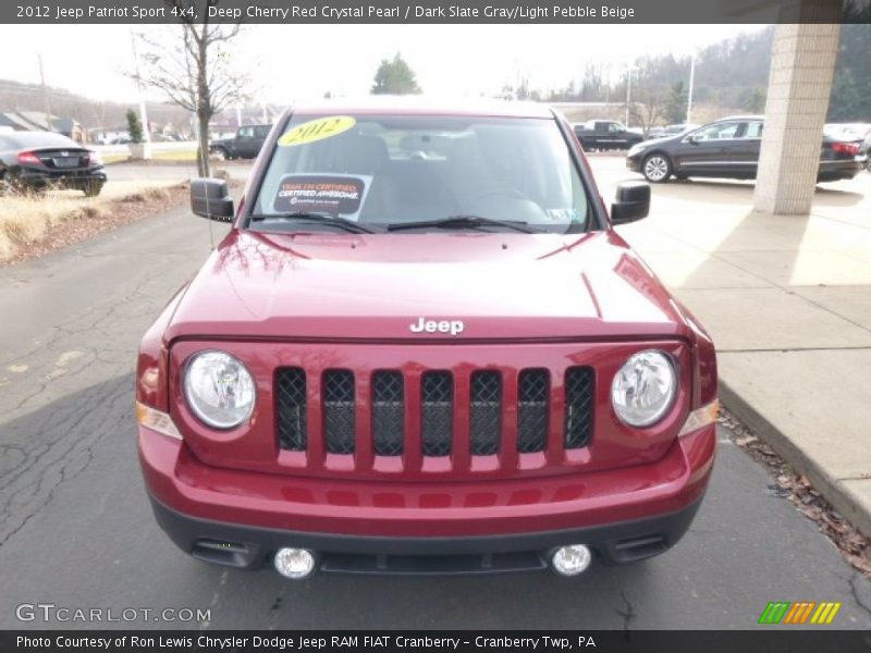 Deep Cherry Red Crystal Pearl / Dark Slate Gray/Light Pebble Beige 2012 Jeep Patriot Sport 4x4