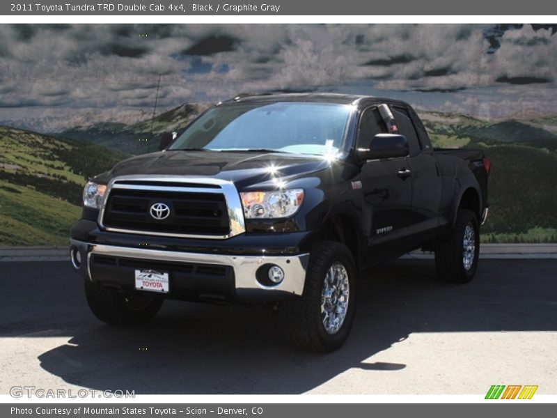 Black / Graphite Gray 2011 Toyota Tundra TRD Double Cab 4x4