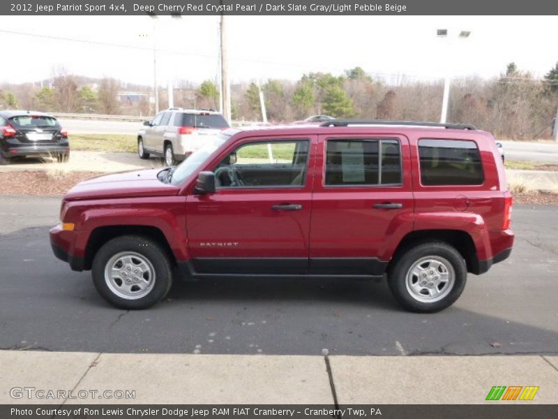 Deep Cherry Red Crystal Pearl / Dark Slate Gray/Light Pebble Beige 2012 Jeep Patriot Sport 4x4