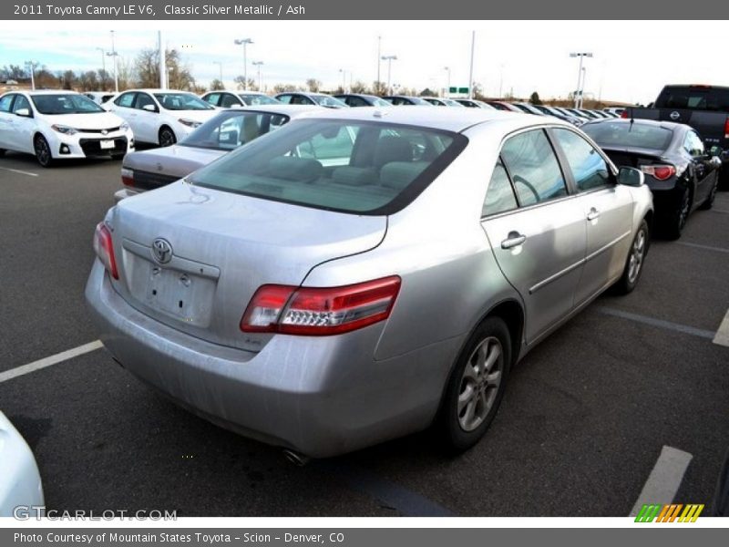 Classic Silver Metallic / Ash 2011 Toyota Camry LE V6