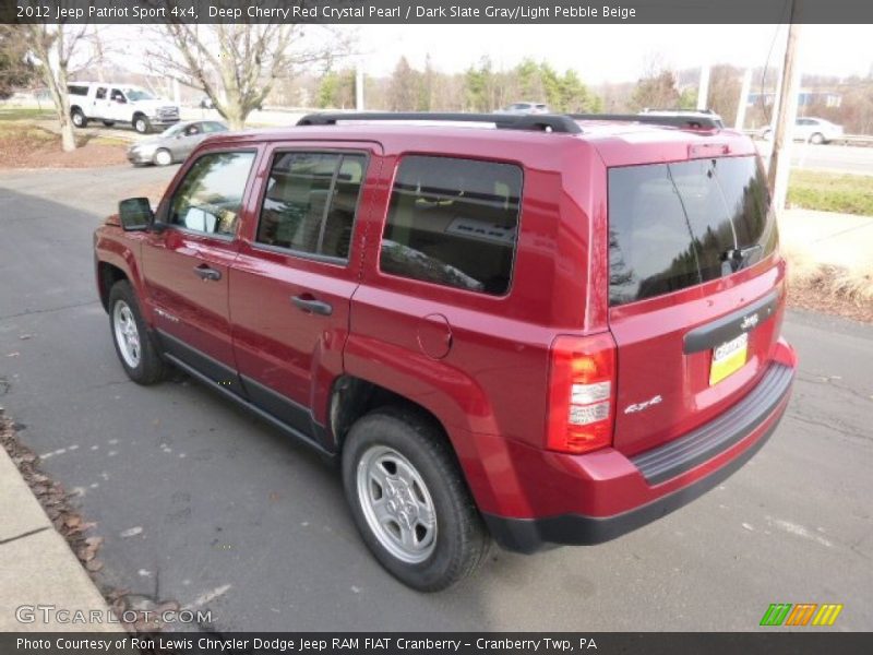 Deep Cherry Red Crystal Pearl / Dark Slate Gray/Light Pebble Beige 2012 Jeep Patriot Sport 4x4