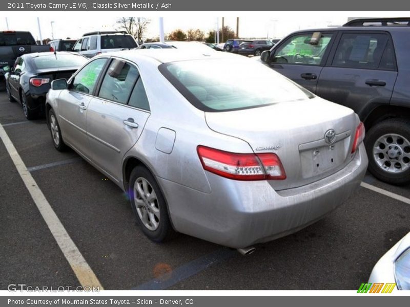 Classic Silver Metallic / Ash 2011 Toyota Camry LE V6