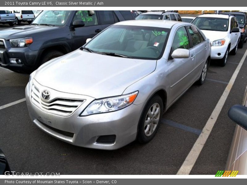 Classic Silver Metallic / Ash 2011 Toyota Camry LE V6