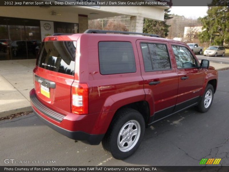Deep Cherry Red Crystal Pearl / Dark Slate Gray/Light Pebble Beige 2012 Jeep Patriot Sport 4x4