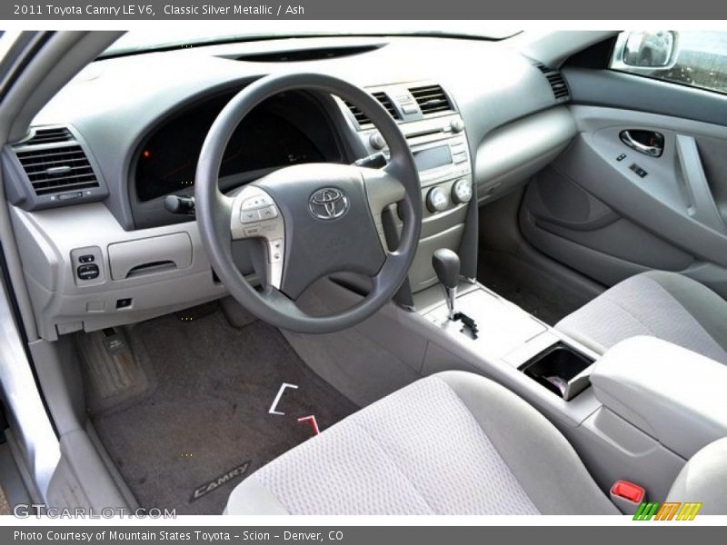Classic Silver Metallic / Ash 2011 Toyota Camry LE V6