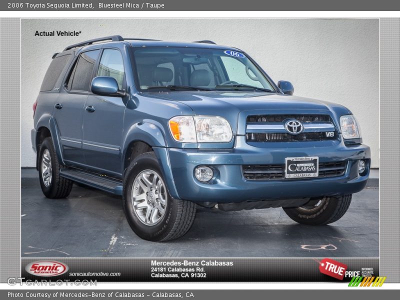 Bluesteel Mica / Taupe 2006 Toyota Sequoia Limited