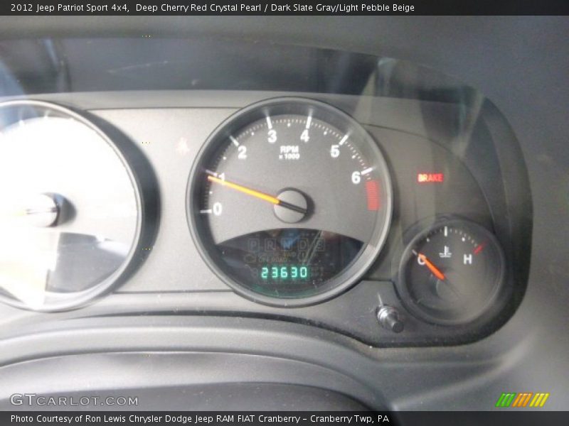 Deep Cherry Red Crystal Pearl / Dark Slate Gray/Light Pebble Beige 2012 Jeep Patriot Sport 4x4