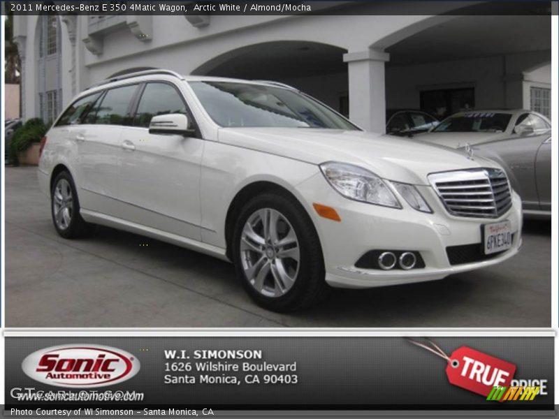 Arctic White / Almond/Mocha 2011 Mercedes-Benz E 350 4Matic Wagon