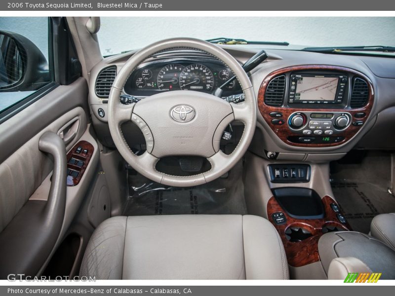 Bluesteel Mica / Taupe 2006 Toyota Sequoia Limited