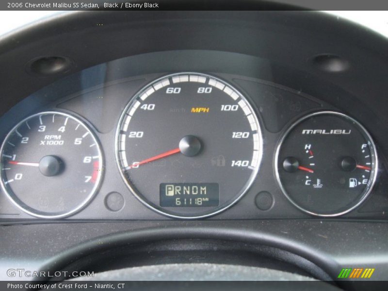 Black / Ebony Black 2006 Chevrolet Malibu SS Sedan