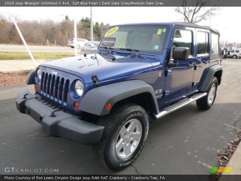 Front 3/4 View of 2009 Wrangler Unlimited X 4x4