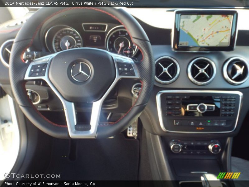 Dashboard of 2014 CLA 45 AMG