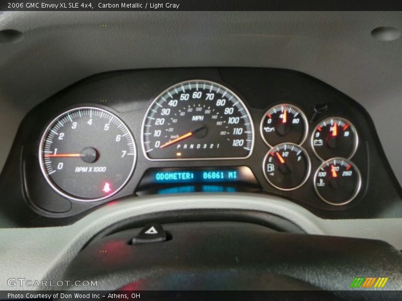 Carbon Metallic / Light Gray 2006 GMC Envoy XL SLE 4x4