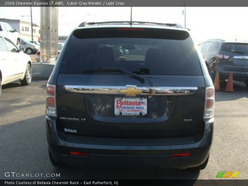 Cyber Gray Metallic / Light Gray 2009 Chevrolet Equinox LT AWD