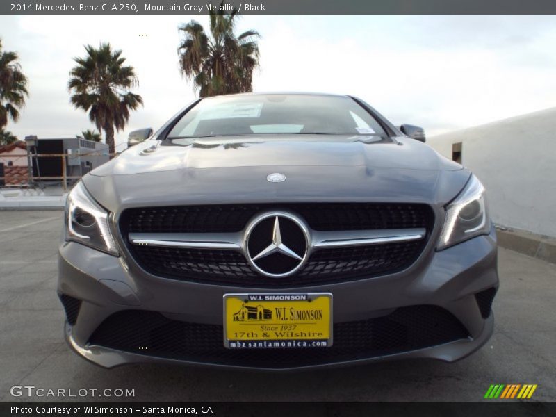 Mountain Gray Metallic / Black 2014 Mercedes-Benz CLA 250