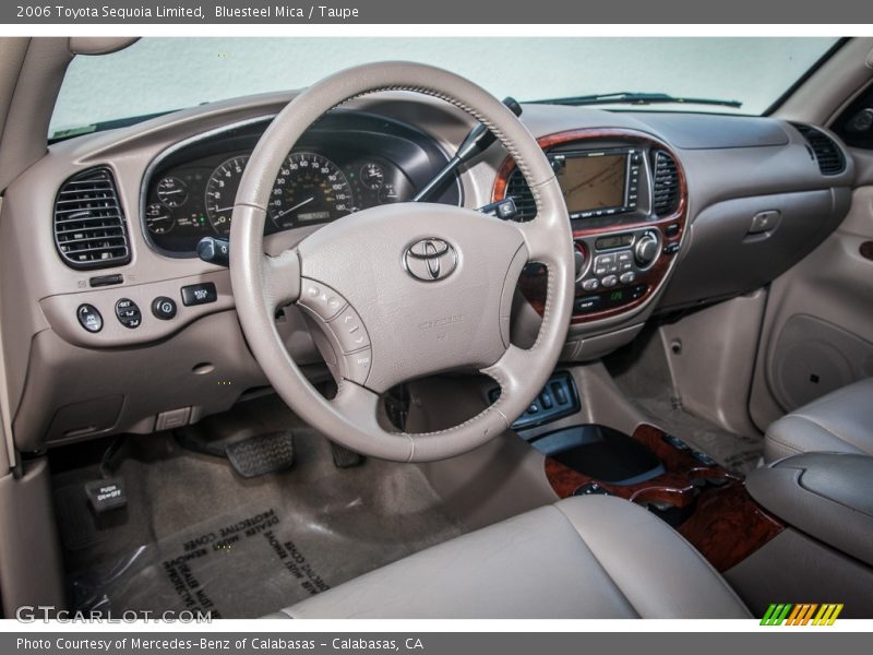 Bluesteel Mica / Taupe 2006 Toyota Sequoia Limited
