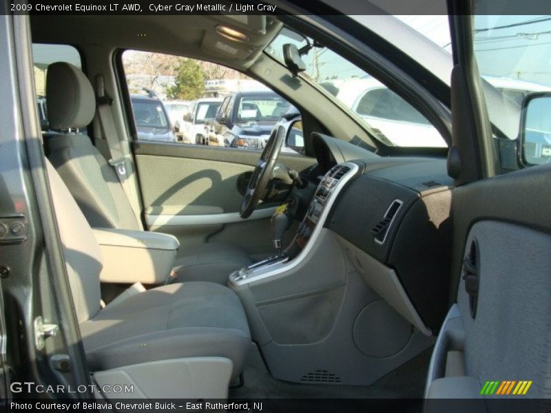 Cyber Gray Metallic / Light Gray 2009 Chevrolet Equinox LT AWD