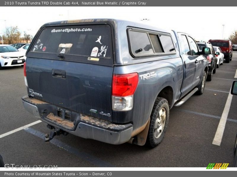 Nautical Blue Metallic / Graphite Gray 2010 Toyota Tundra TRD Double Cab 4x4