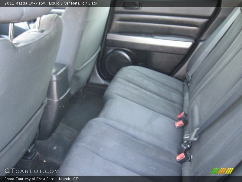 Liquid Silver Metallic / Black 2011 Mazda CX-7 i SV