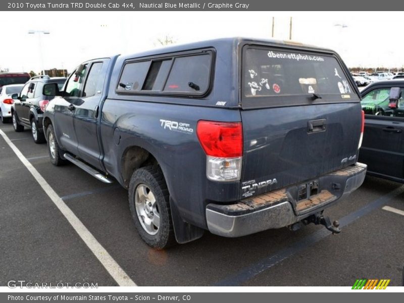 Nautical Blue Metallic / Graphite Gray 2010 Toyota Tundra TRD Double Cab 4x4