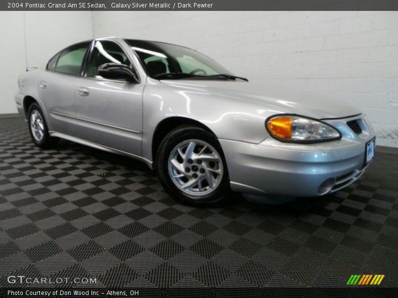 Galaxy Silver Metallic / Dark Pewter 2004 Pontiac Grand Am SE Sedan