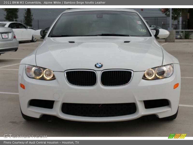 Alpine White / Bamboo Beige Novillo Leather 2011 BMW M3 Convertible