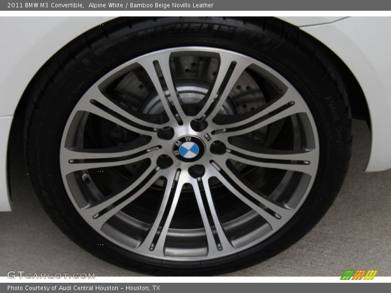 Alpine White / Bamboo Beige Novillo Leather 2011 BMW M3 Convertible