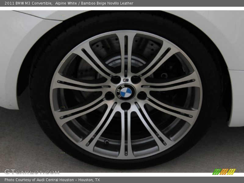 Alpine White / Bamboo Beige Novillo Leather 2011 BMW M3 Convertible