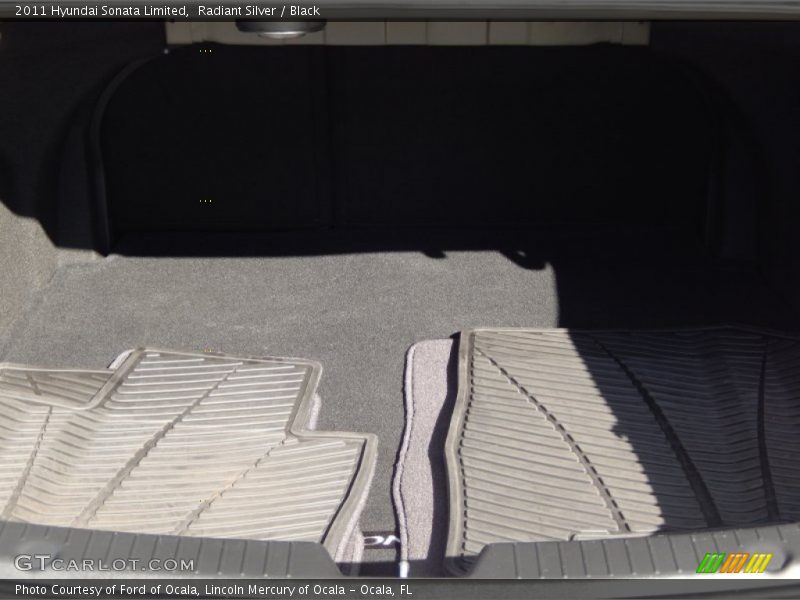Radiant Silver / Black 2011 Hyundai Sonata Limited