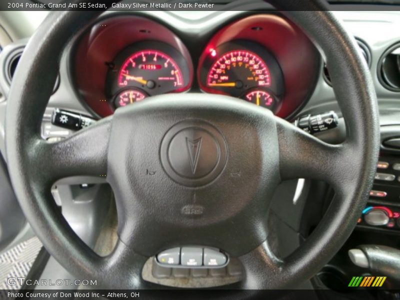 Galaxy Silver Metallic / Dark Pewter 2004 Pontiac Grand Am SE Sedan