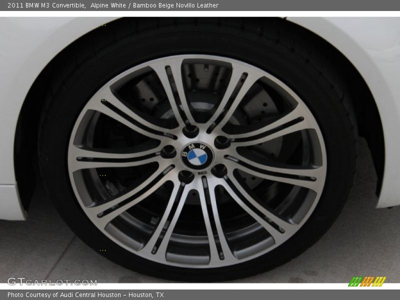 Alpine White / Bamboo Beige Novillo Leather 2011 BMW M3 Convertible