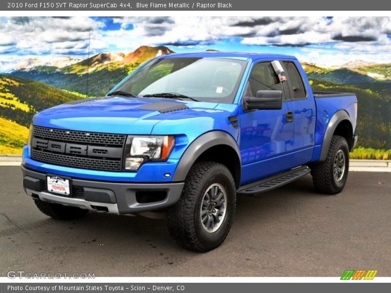 Blue Flame Metallic / Raptor Black 2010 Ford F150 SVT Raptor SuperCab 4x4