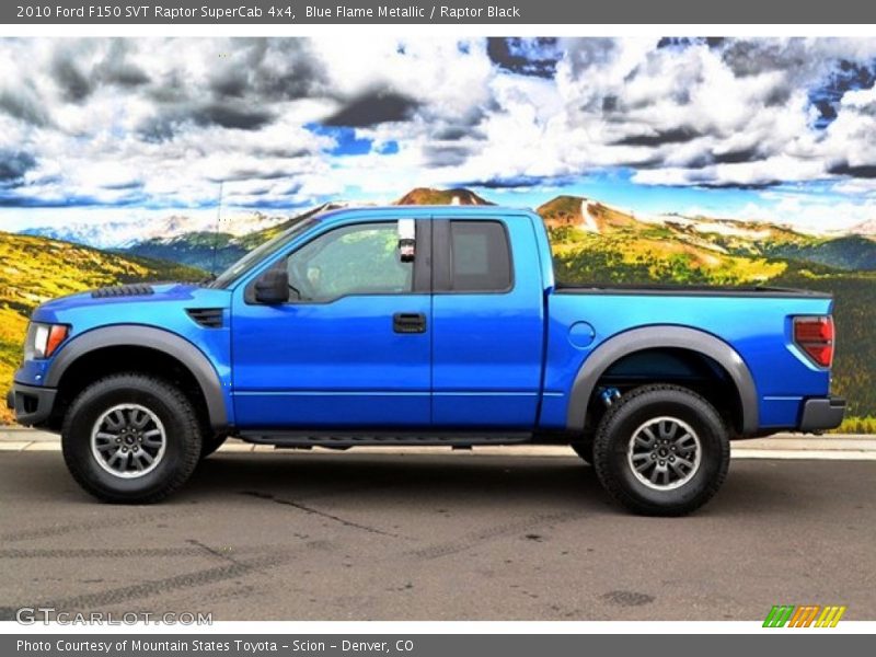 Blue Flame Metallic / Raptor Black 2010 Ford F150 SVT Raptor SuperCab 4x4