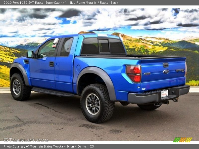 Blue Flame Metallic / Raptor Black 2010 Ford F150 SVT Raptor SuperCab 4x4