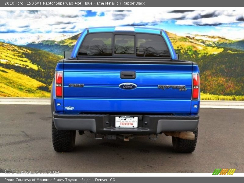 Blue Flame Metallic / Raptor Black 2010 Ford F150 SVT Raptor SuperCab 4x4