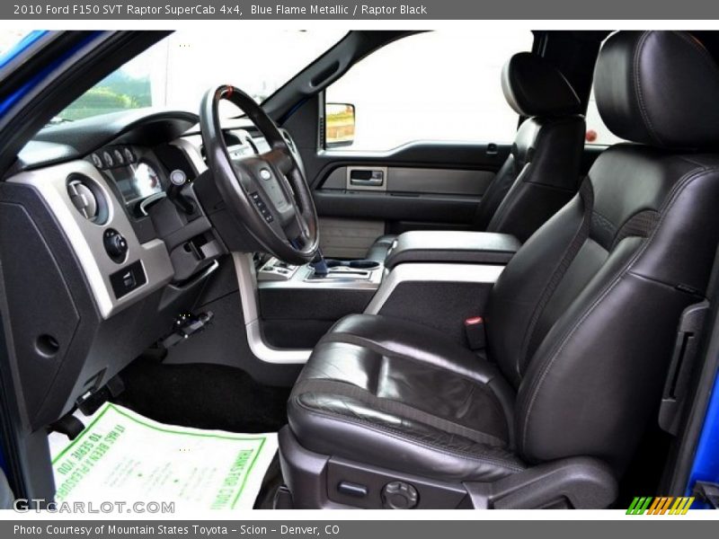 Blue Flame Metallic / Raptor Black 2010 Ford F150 SVT Raptor SuperCab 4x4