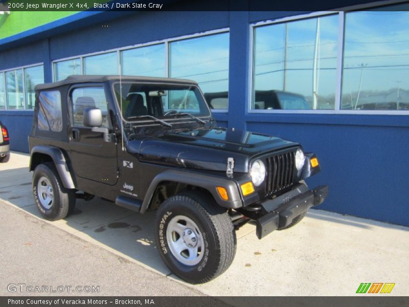 Black / Dark Slate Gray 2006 Jeep Wrangler X 4x4