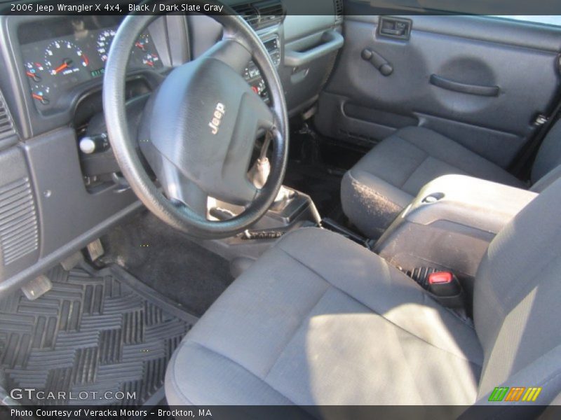 Black / Dark Slate Gray 2006 Jeep Wrangler X 4x4